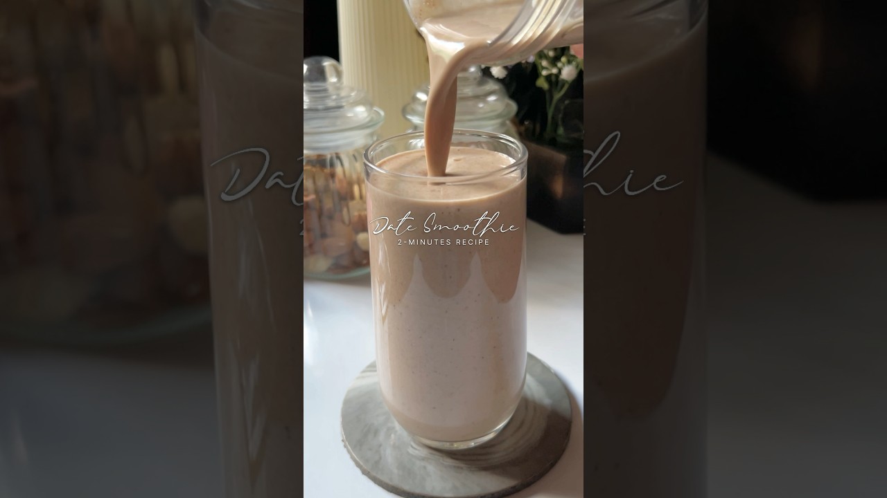 Healthy Dates Smoothie🥛#shorts #healthy #smoothie #easyrecipe