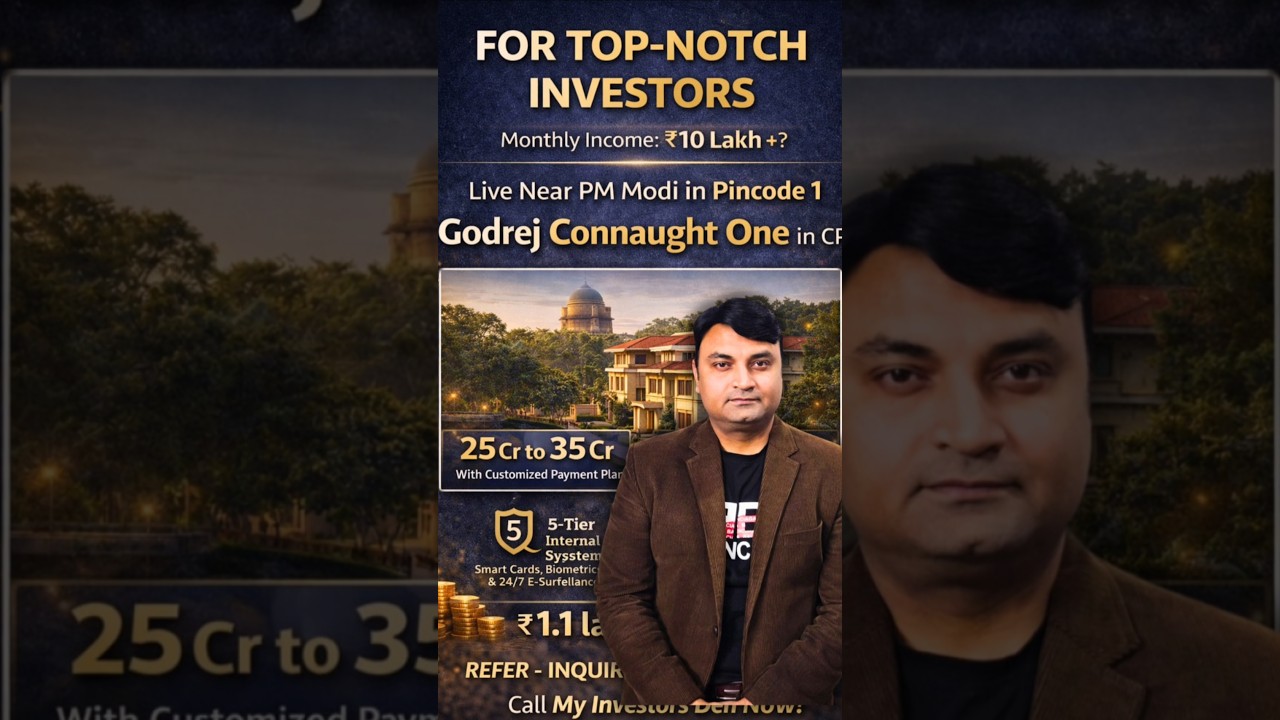 GODREJ CONNAUGHT ONE: PINCODE 1 SECURITY & PARKING REVEALED BY VIKAS SAGAR #LUXURY #DELHI #INVEST