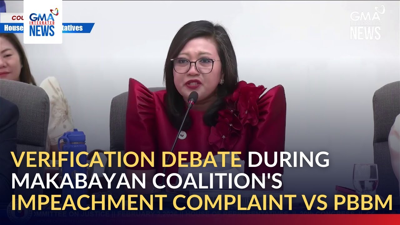 Verification debate during Makabayan coalition's impeachment complaint vs PBBM | GMA Integrated News