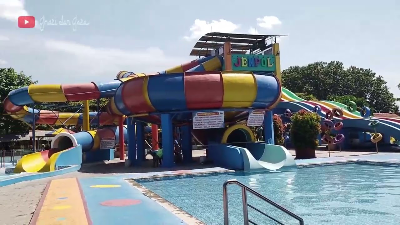 JEMPOL WATERBOOM CILEDUG | WAHANA KOLAM RENANG SERU DI CILEDUG, CIREBON
