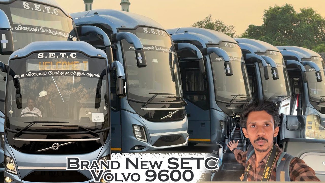 1st On Net |  SETC Volvo 9600 Chennai - Coimbatore/Madurai/Nagercoil/Bangalore #Setc #setcvolvo