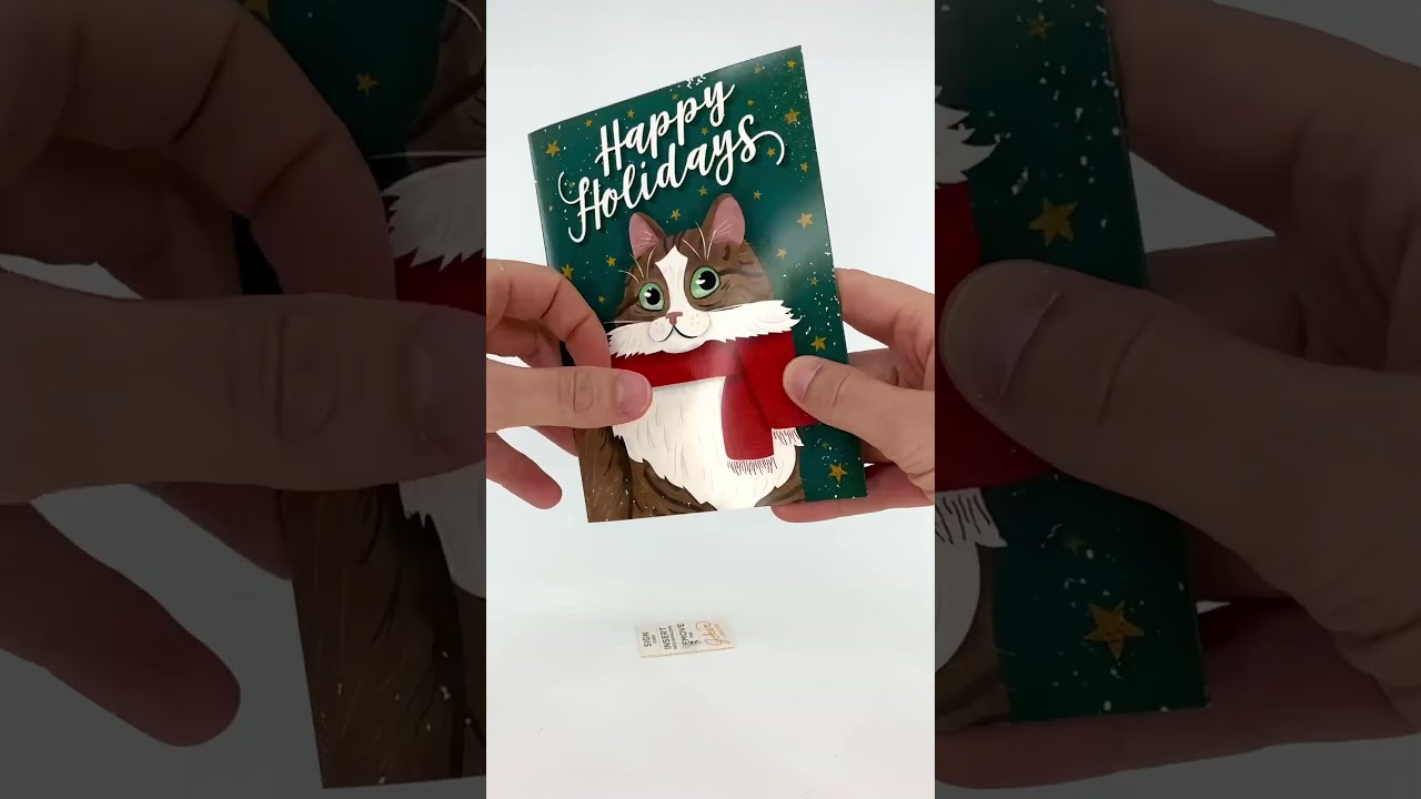 How to sign an endless greeting card
