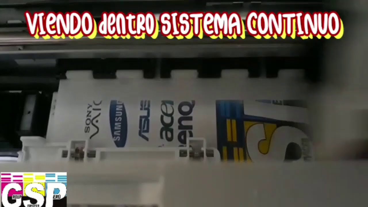 HP 2135 | SISTEMA CONTINUO | vista interna
