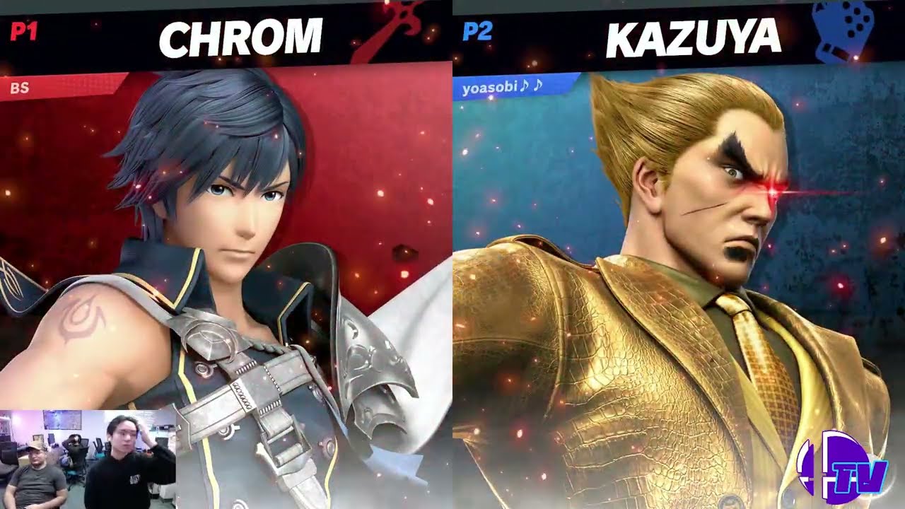 Shark Tank # 180 Losers Round 3 - Guts (Chrom) Vs. Komo Rebi? (Kazuya) - SSBU Tournament