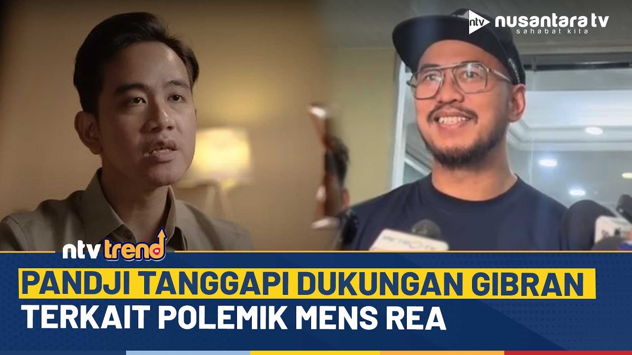 Dibela Gibran, Ini Respons Pandji Pragiwaksono soal Polemik Mens Rea | NTV