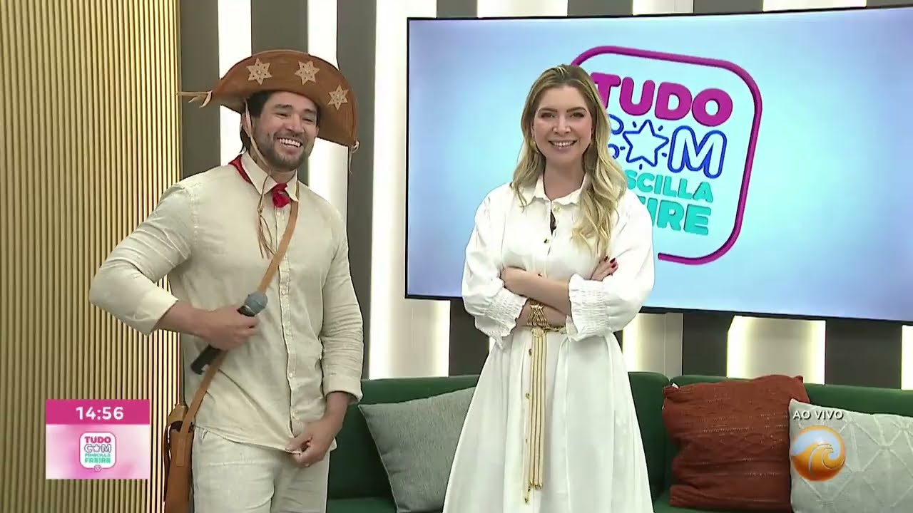 #Cultura - Reginaldo Sama no Tudo com Priscila Freire - TV Tropical (Record TV)