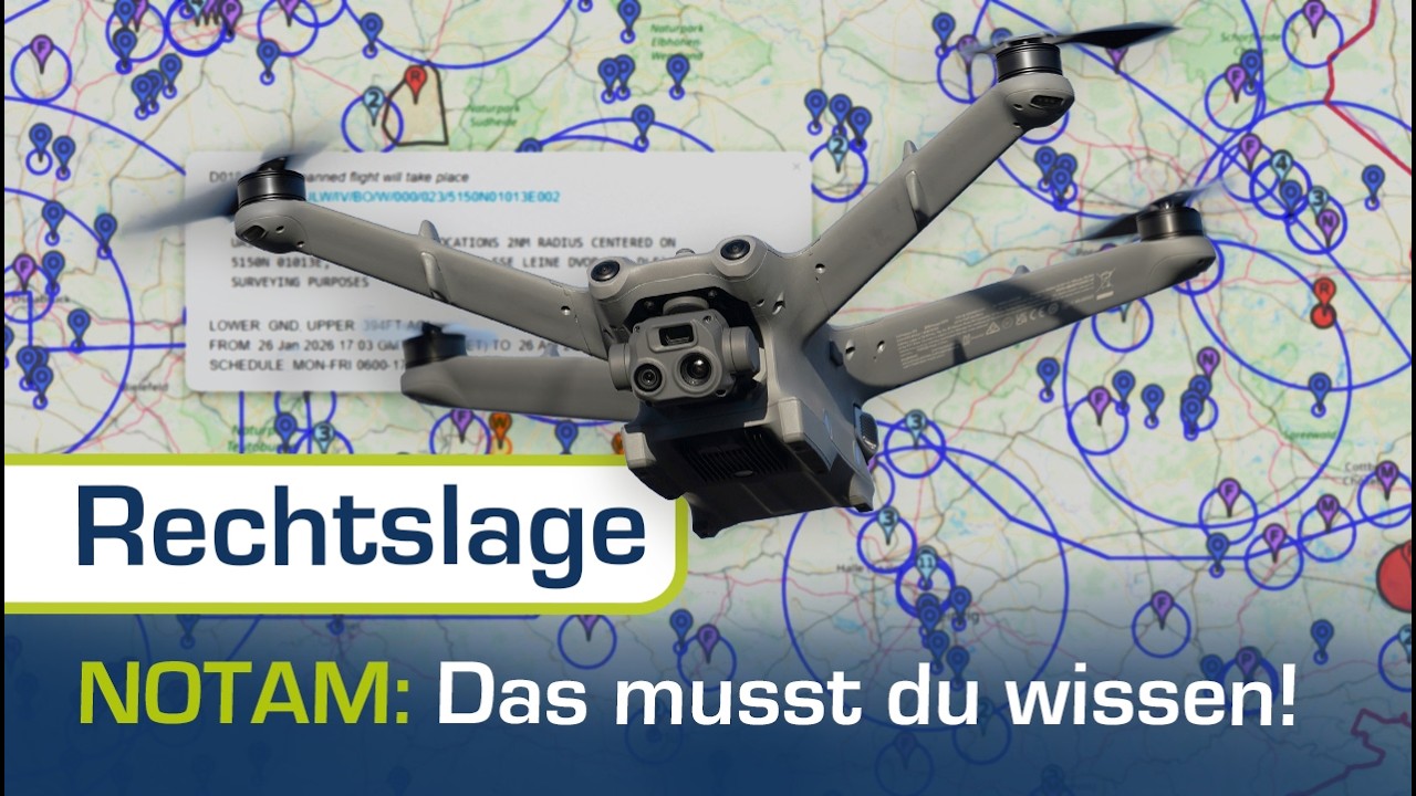 NOTAMs leicht erklärt: Warum du sie als Drohnenpilot kennen musst!