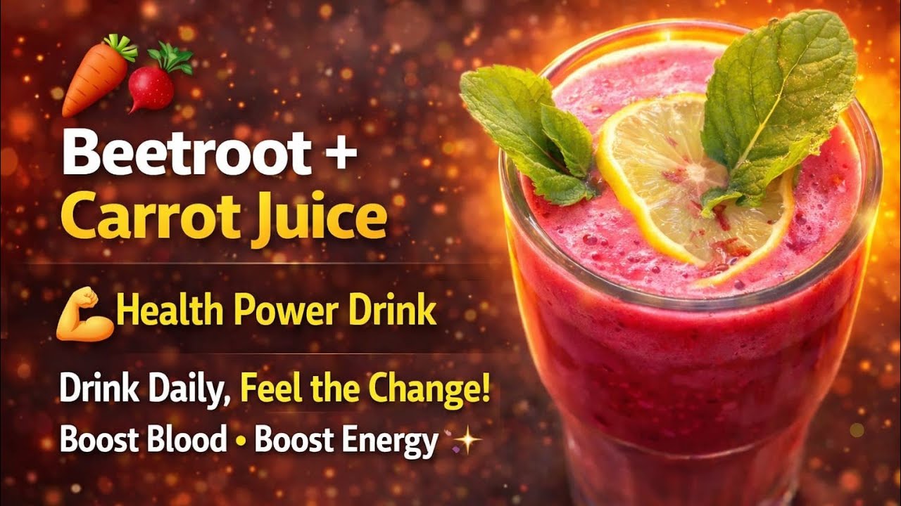 Chukandar Aur Gajar Juice | Skin Aur Energy Ke Liye Best #beetroot #carrot #juicerecipe #viral 