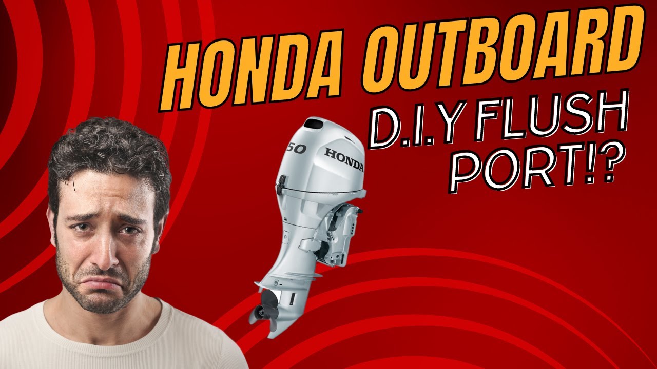 Honda Outboard DIY Hose Flush system - BF50 fresh water flush
