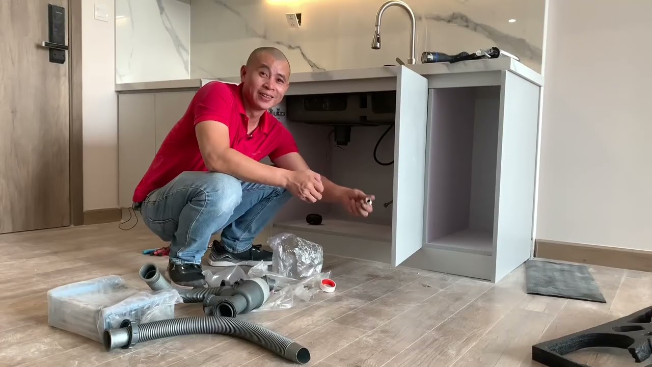 Hướng dẫn lắp chậu vòi đơn giản không bao giờ bị rò rỉ nước | Nội Thất Nhà Bếp TNT