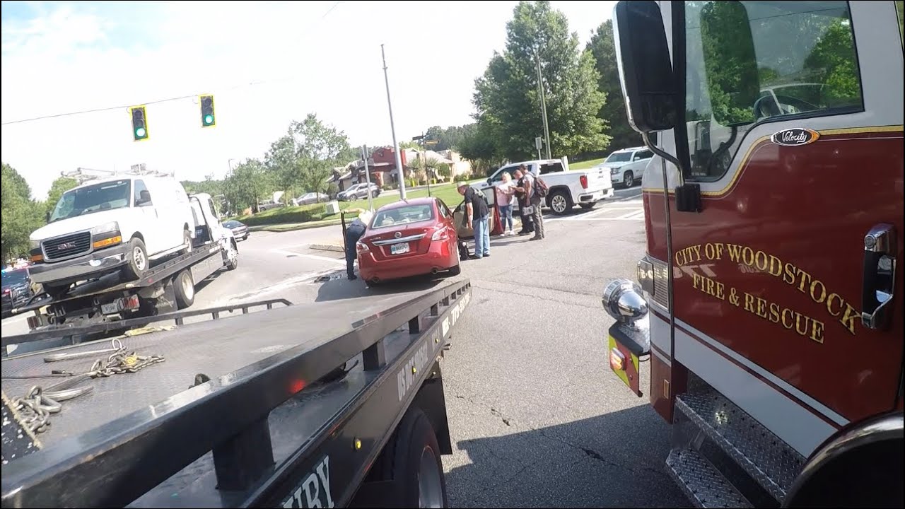Accident Flatbed Tow!