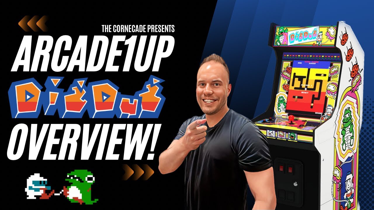 Arcade1Up CornerCade Dig Dug Legacy Overview!