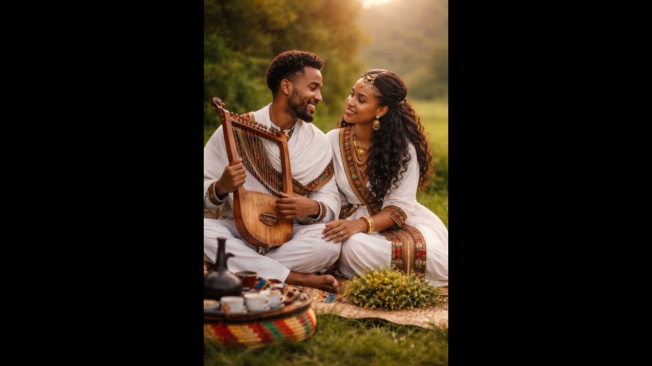🎶 የልቤ ንግሥት | Ethiopian Traditional Love Song (Krar Style) 🎻