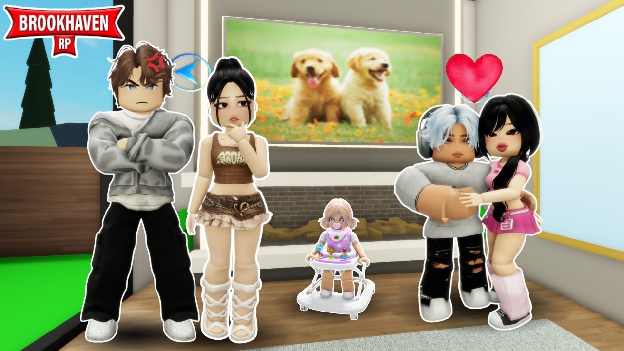 MI HIJA NOS PRESENTA A SU NUEVO NOVIO *MI ESPOSO ESTA MUY ENOJADO Y CELOSO* BROOKHAVEN ROBLOX