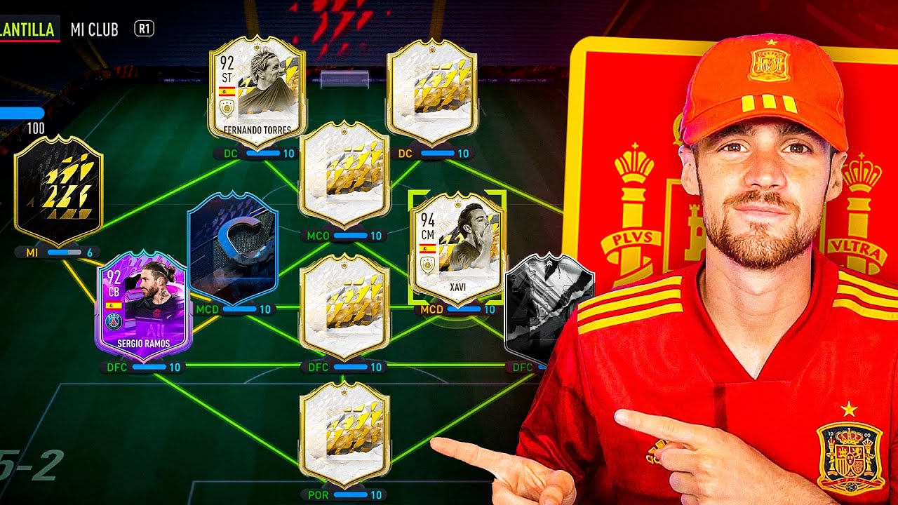 LA MEJOR ESPAÑA DE LA HISTORIA EN FIFA 22 !!