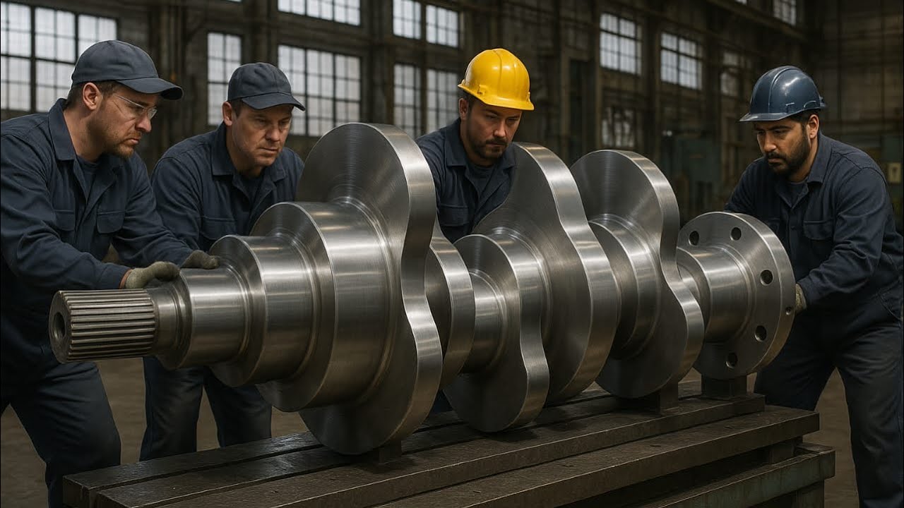 From Shipwrecks to Innovation: Manufacturing Crankshafts from Scrap Metal