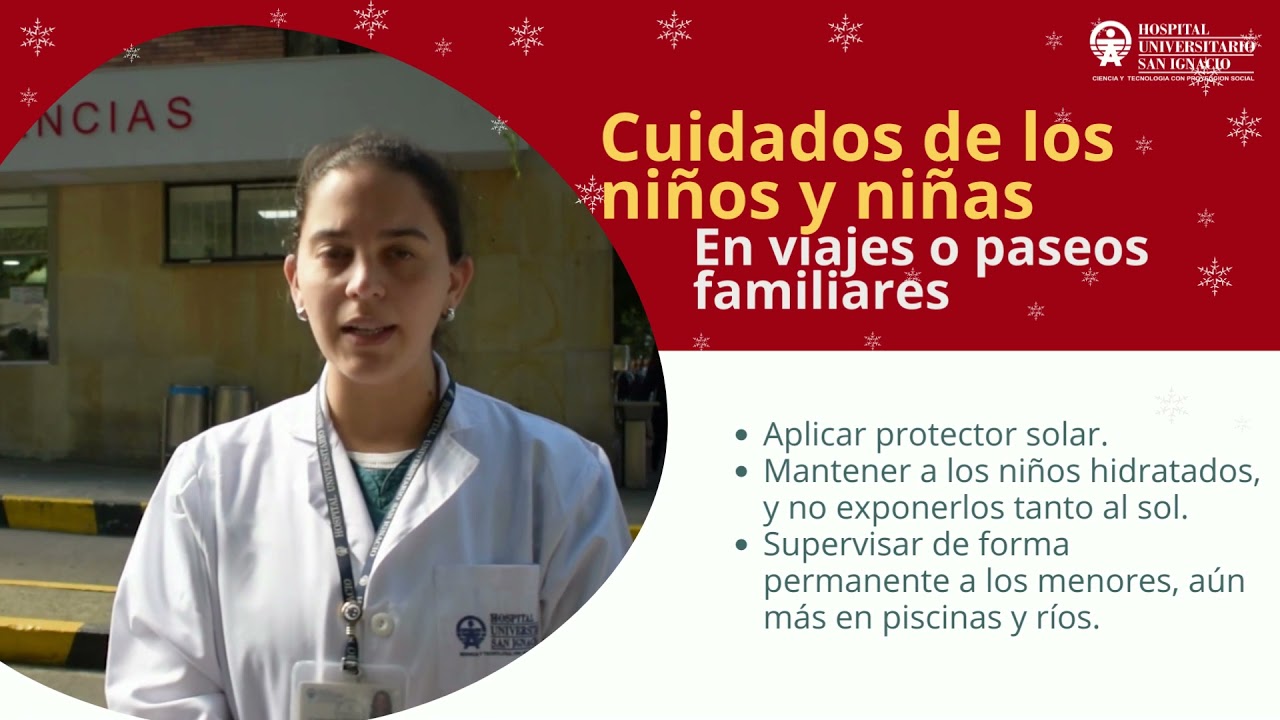 HUSI -Cuidados de los niños y niñas en temporada de fin de año