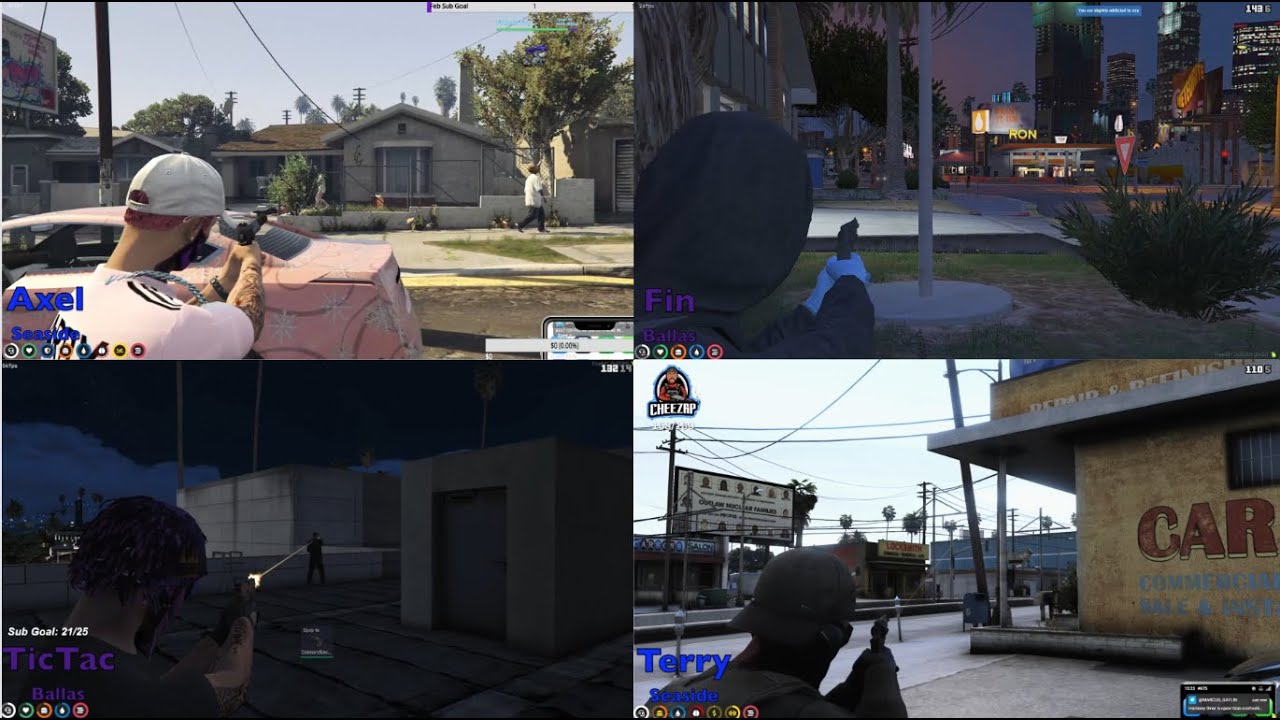 Seaside Vs Ballas 4th and 5th | NoPixel 3.0 GTA RP