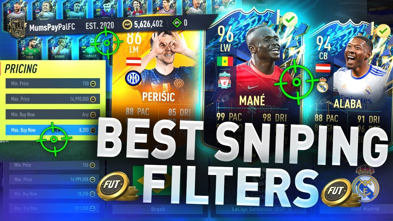 WOW! 🤩 The Best Sniping Filters #231 *MAKE 300K QUICKLY* (FIFA 22 BEST SNIPING FILTERS)