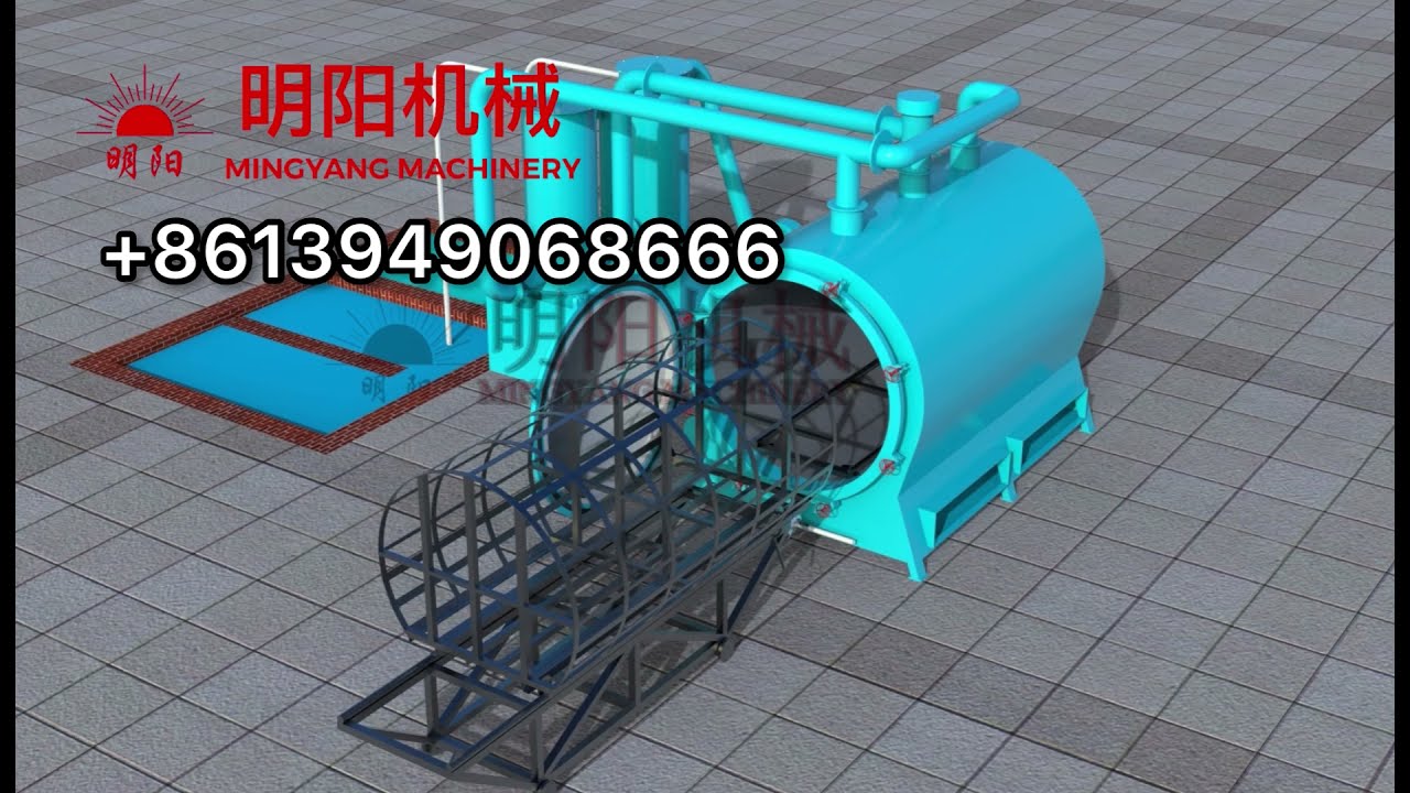 Natural wood biochar carbonziation furnace Full working process