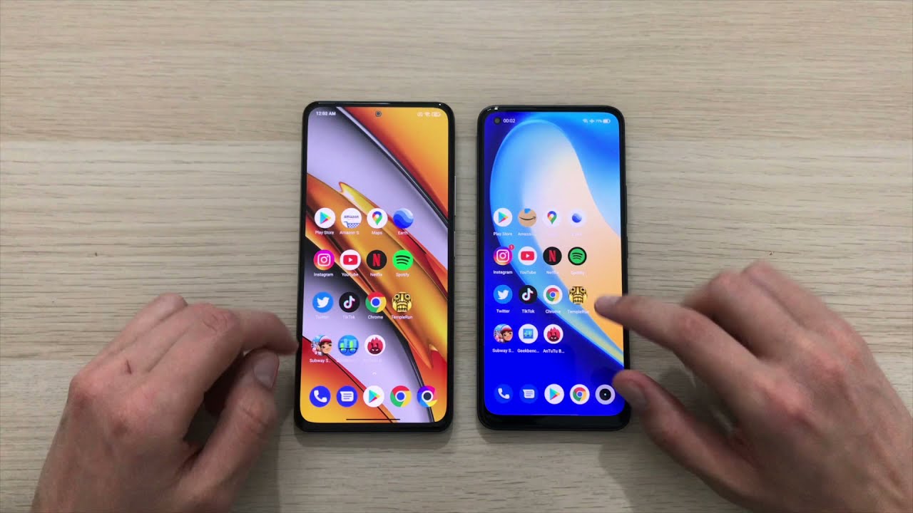 Poco F3 vs Realme 8 Pro - Comparison & Speed Test!