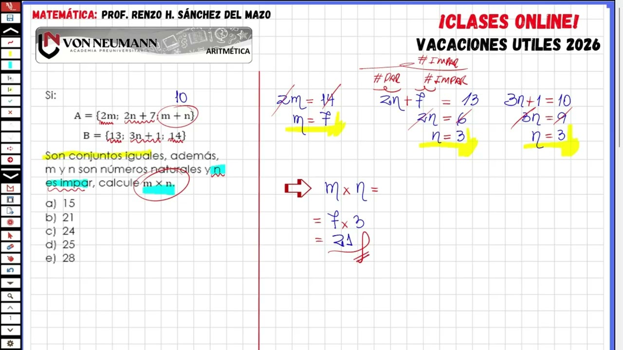 Teoría de Conjuntos y Leyes de exponentes