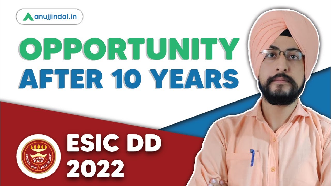 All You Need To Know | ESIC Deputy Director 2022 | ESIC DD Exam