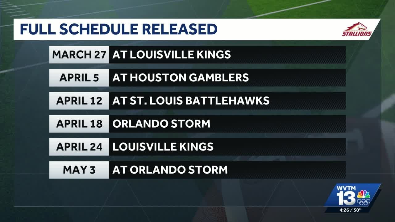 Birmingham Stallions announce 2026 season schedule
