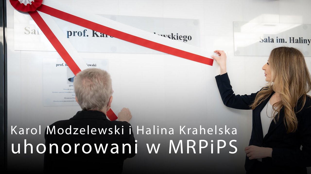 Nadanie salom w MRPiPS imion Karola Modzelewskiego i Haliny Krahelskiej
