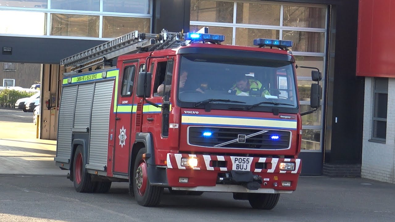 Lazonby RETAINED Pump Turnout from Carlisle East | Cumbria Fire & Rescue Service