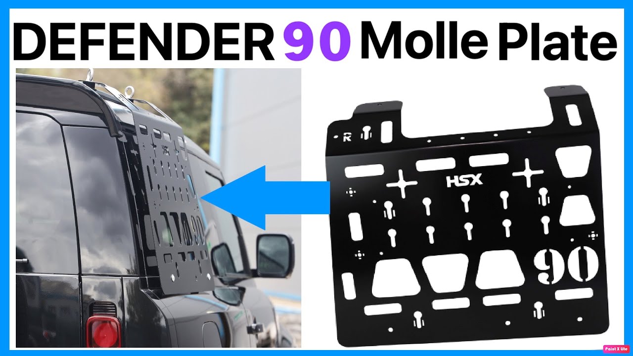 New Land Rover Defender 90 Side Molle Plate Fitting Video