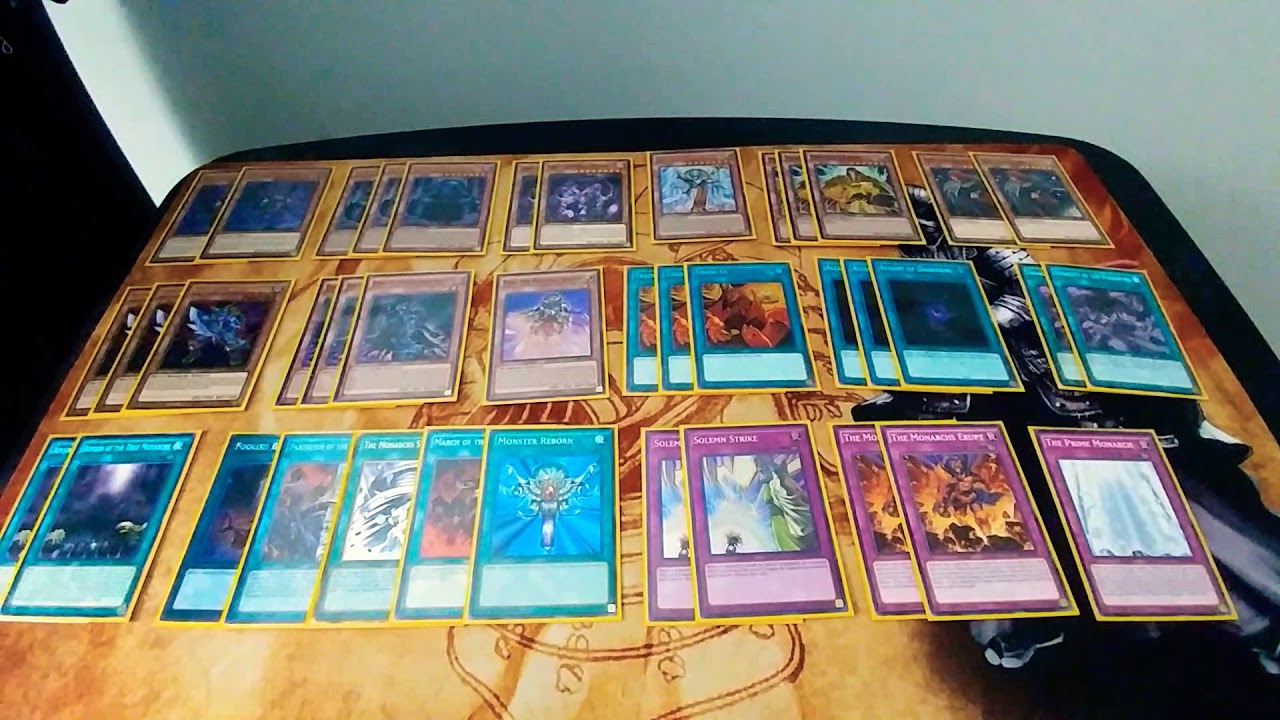YGO! Monarch  Deck Profile *July 2018*