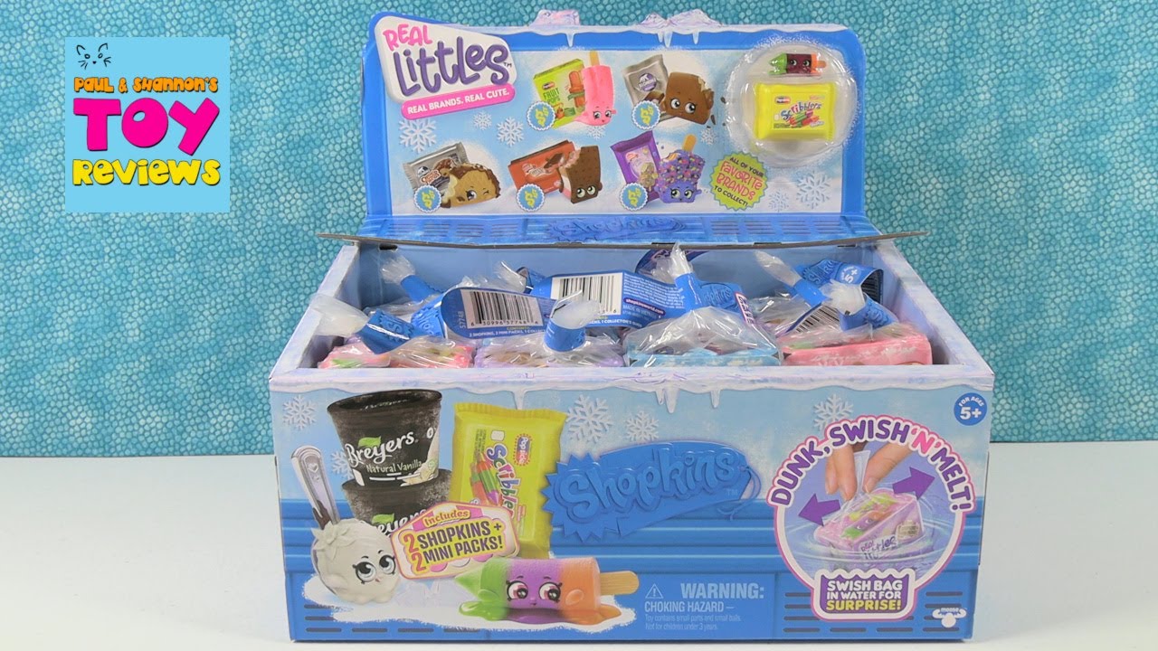Обзор распаковки двух фигурок Shopkins Real Littles Full Box | PSToyReviews