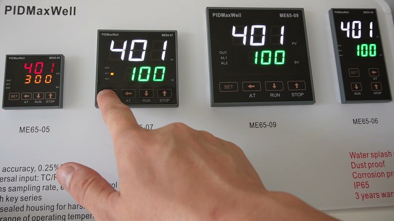 Control cycle time configuration for ME65 controller