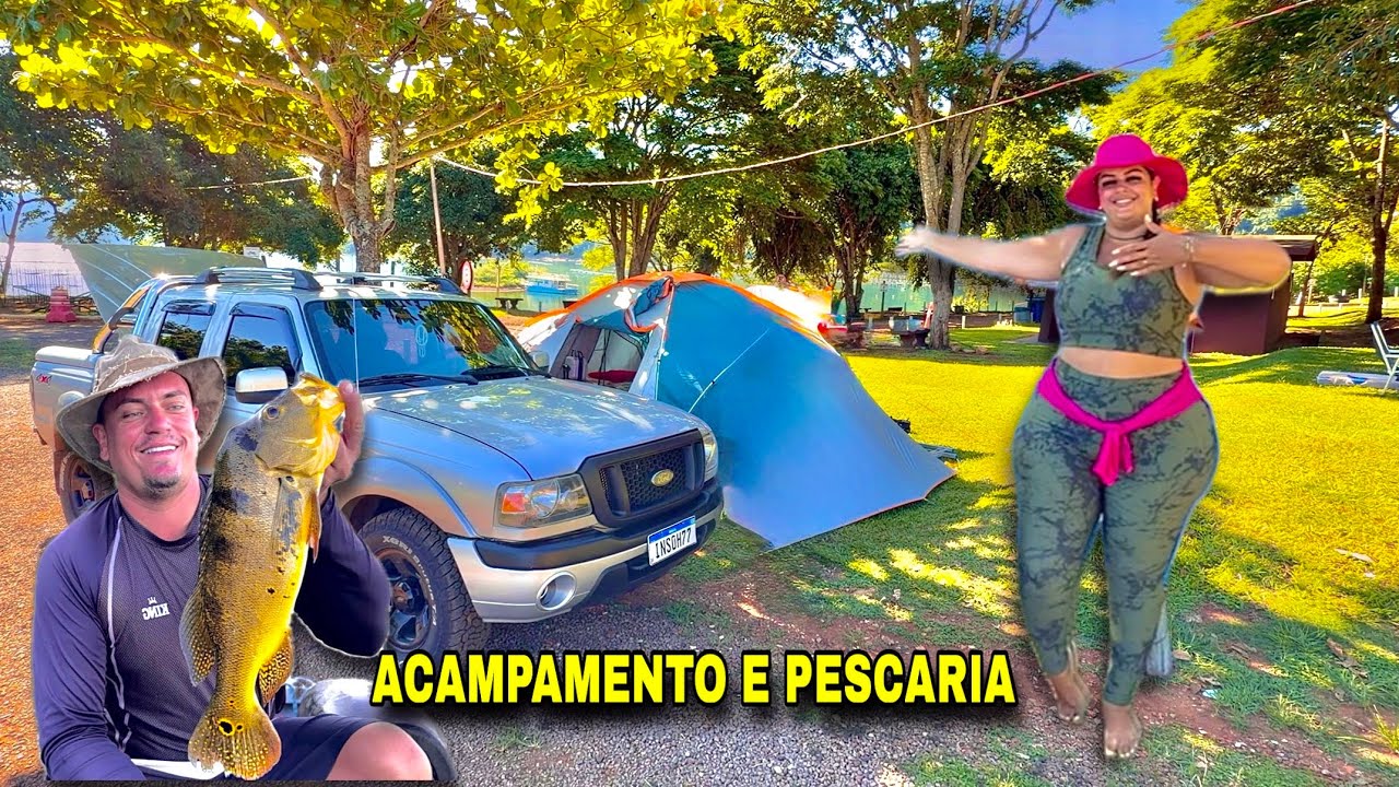 Rio Paranapanema, Pescaria e Acampamento no Camping da Cidade