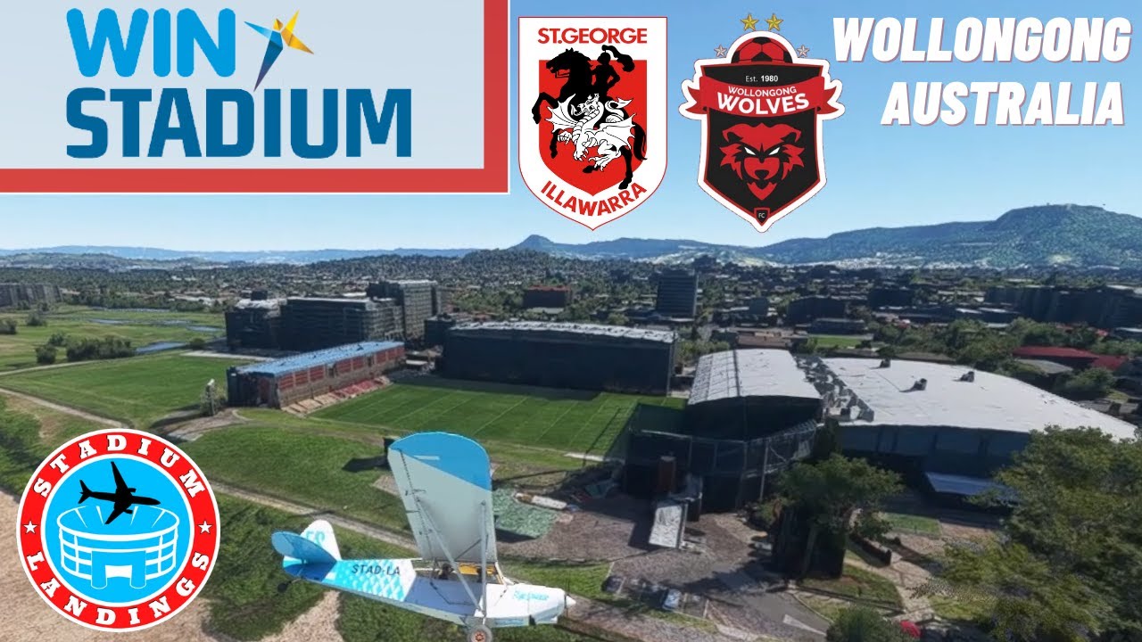 WIN Stadium - Microsoft Flight Simulator STADIUM LANDING!