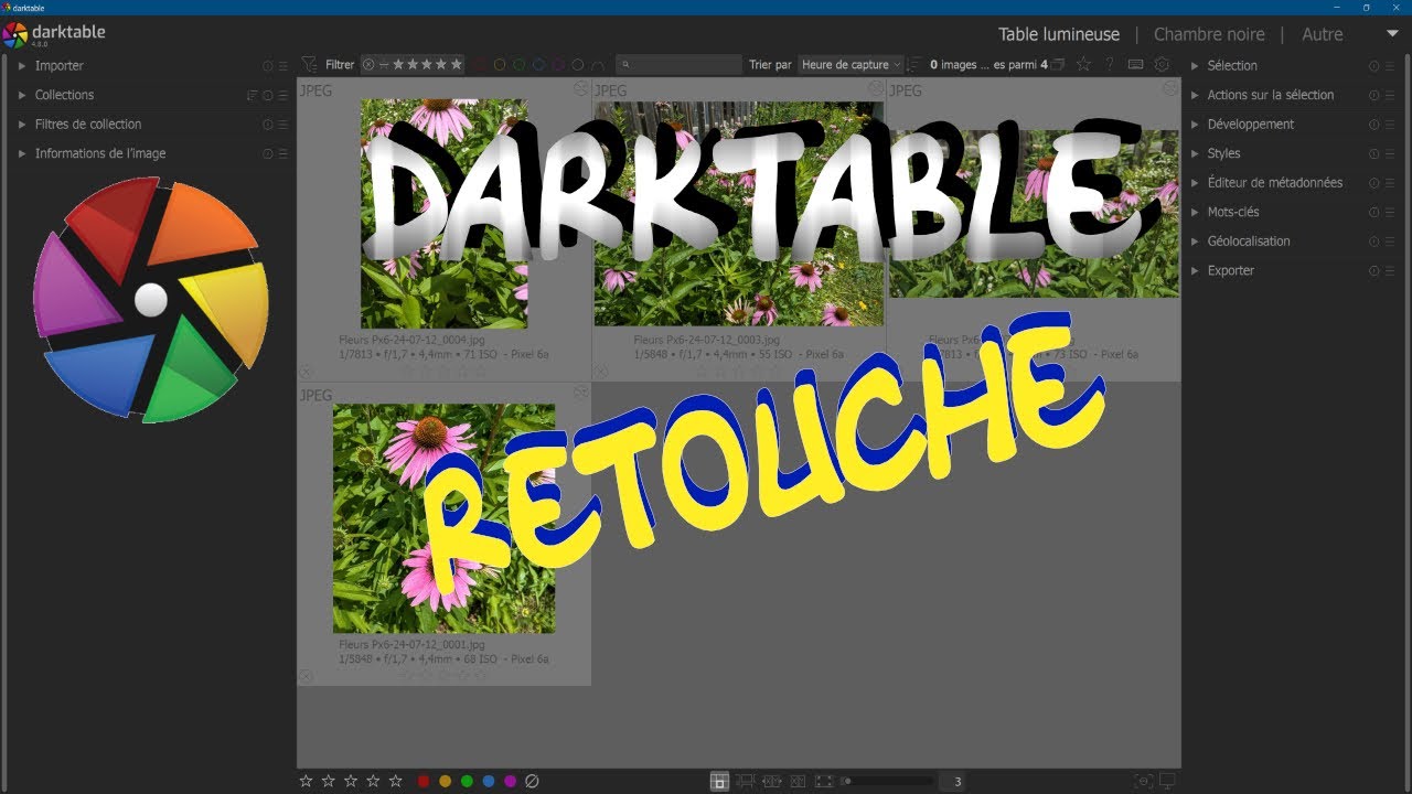 Darktable - Retouche