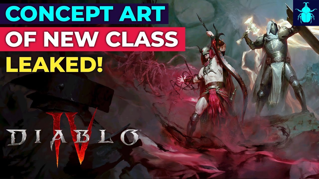 Diablo 4: Утекли концепт-арты нового класса! Чернокнижник, Рыцарь Смерти или Шаман Крови?