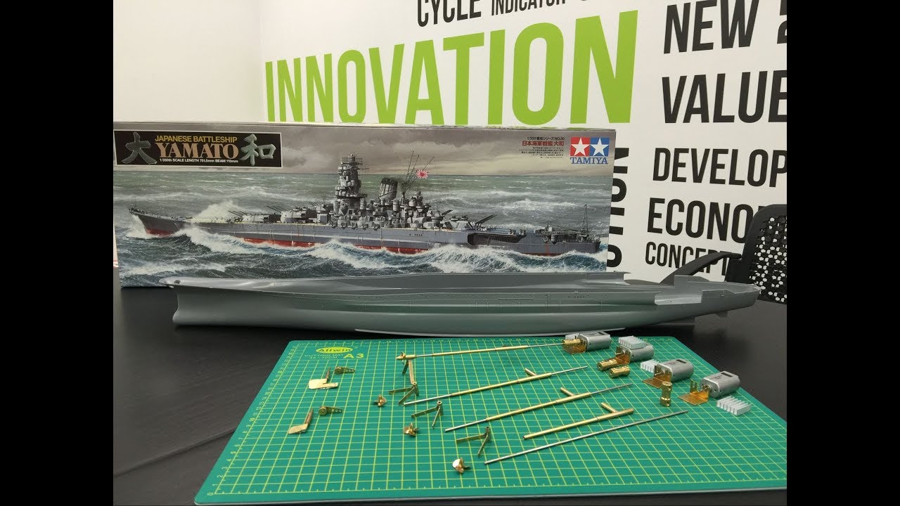 1/350 Yamato Battleship RC Conversion Tutorial I