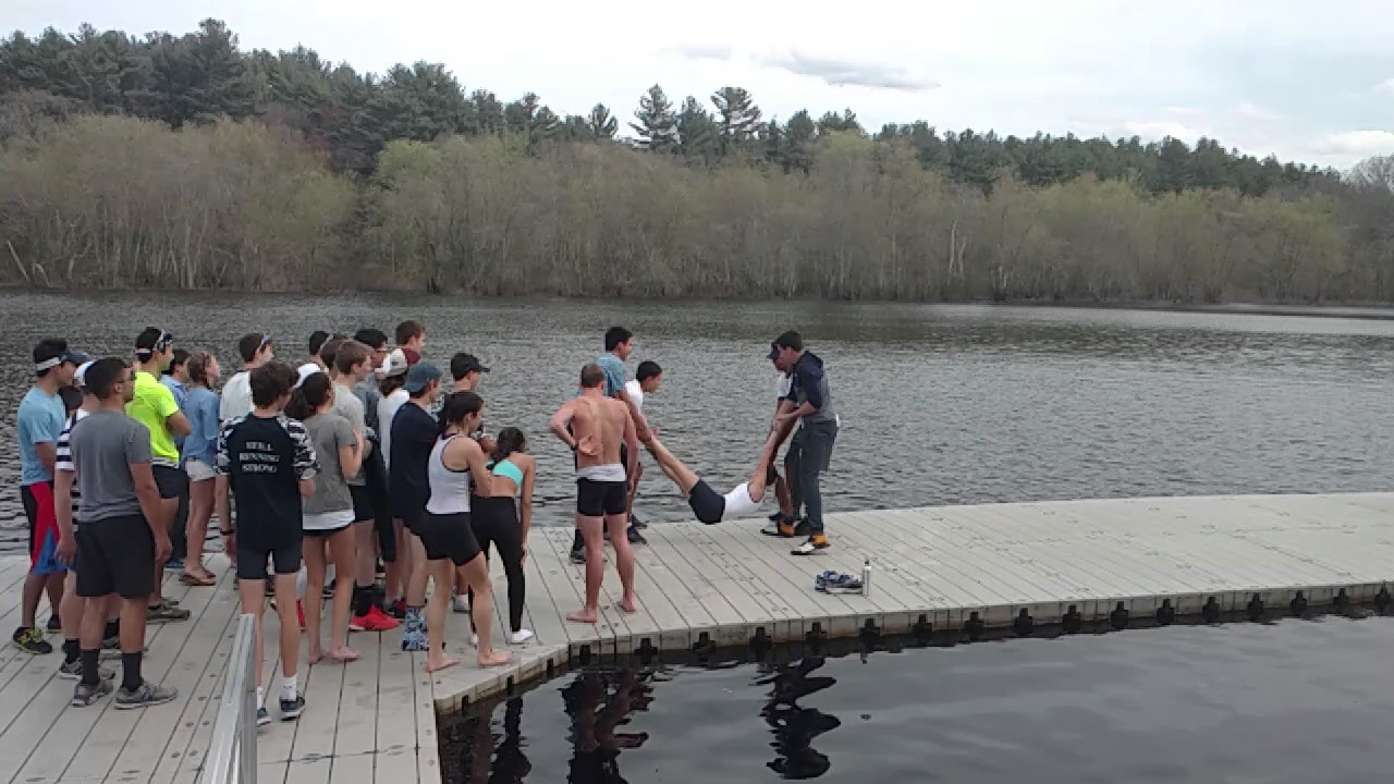 Nobles Boys 3V Coxswain Toss Celebration (Middlesex, Brooks)