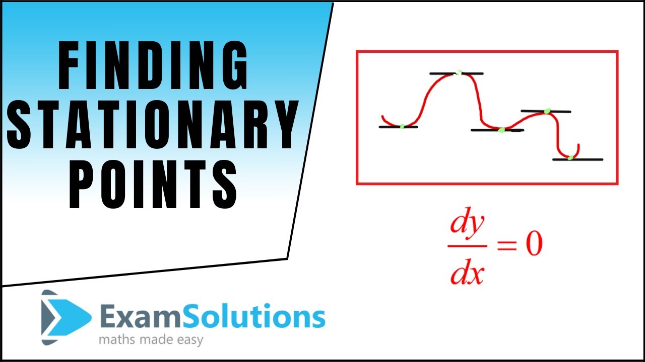 Дифференциация: как найти стационарные точки: ExamSolutions