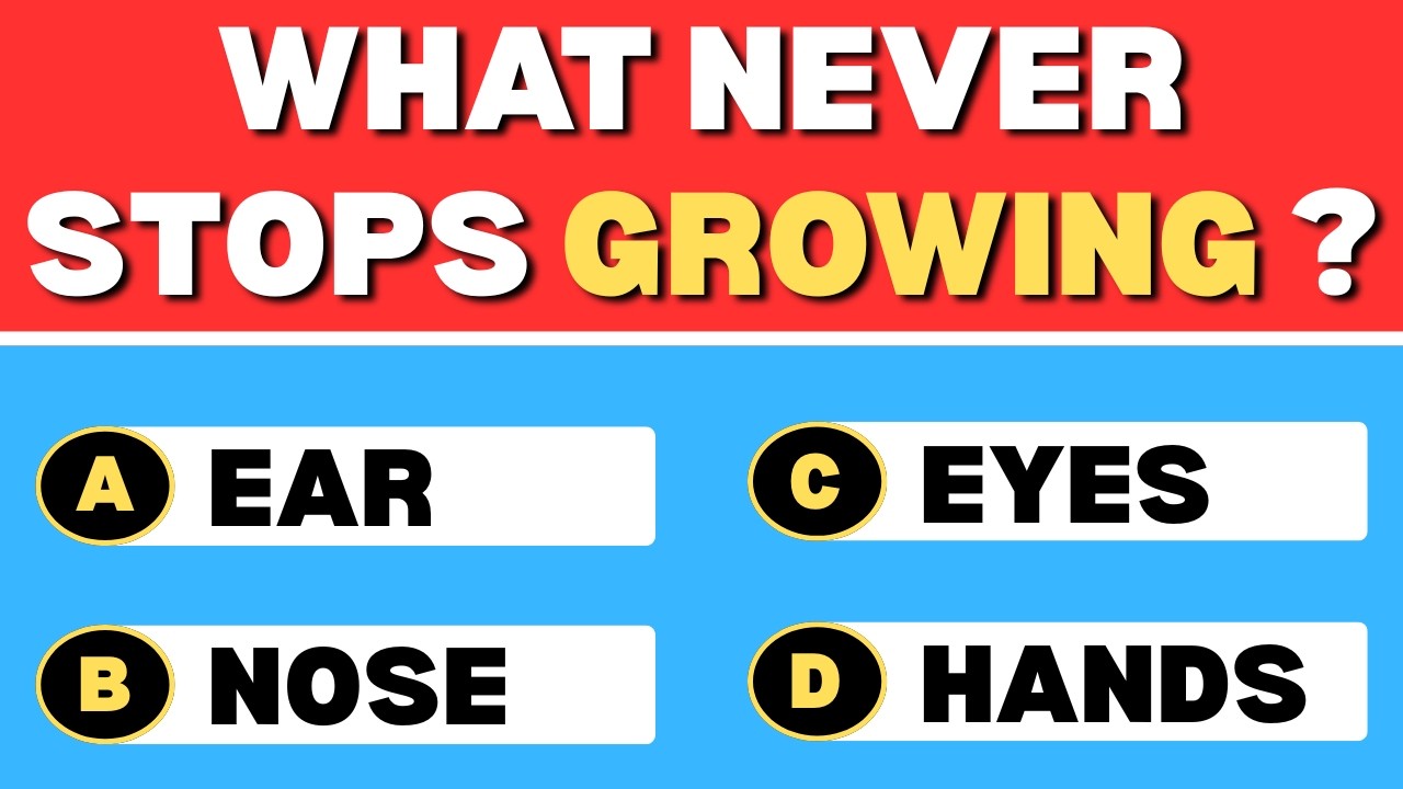 Your Brain Is Sharp If You Get 35 Right 🧠 Human Body Trivia Quiz!
