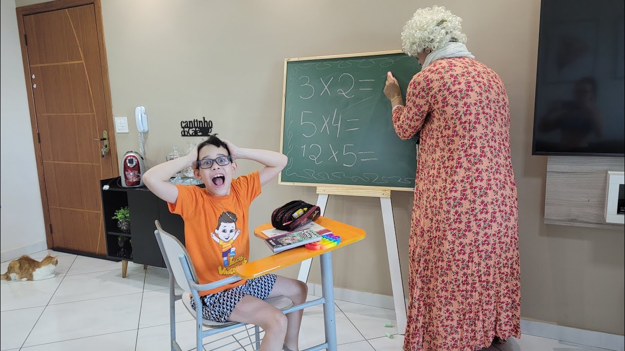 LUCAS E UMA HISTÓRIA ENGRAÇADA DA AULA DE MATEMÁTICA