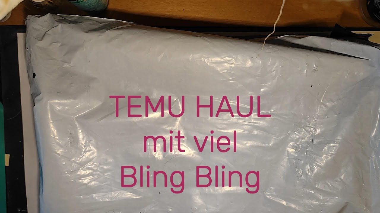 TEMU Haul mit viel Bling Bling (für meine Verhältnisse) und neue Stempelkissen im Test
