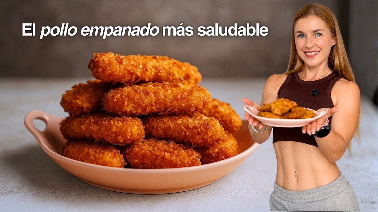 Cena POLLO EMPANADO cada DÍA y PIERDE MÁS GRASA (Receta de Fingers de Pollo Saludables)