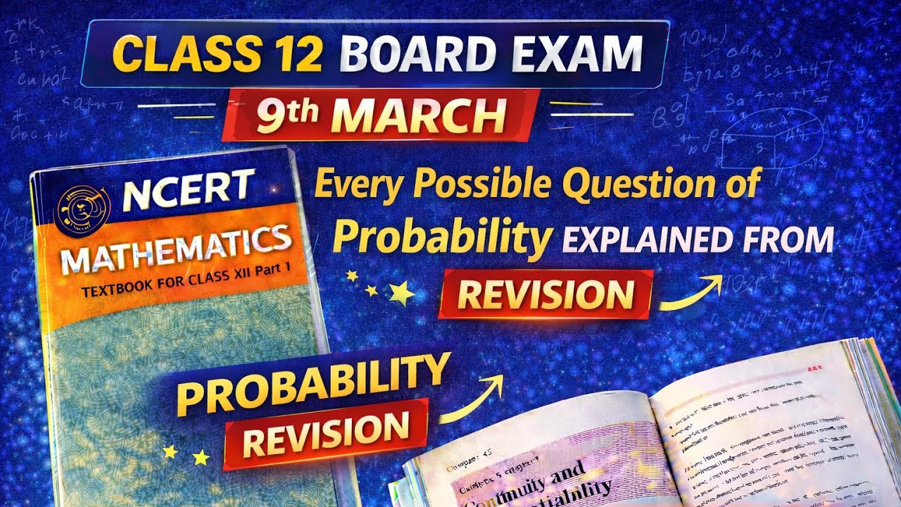 CLASS XII CBSE CH- PROBABILITY LIVE