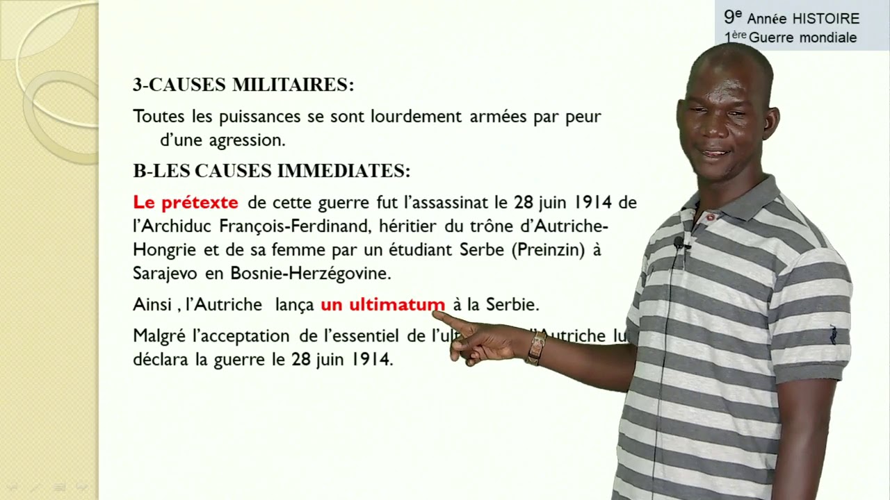 La Première Guerre Mondiale