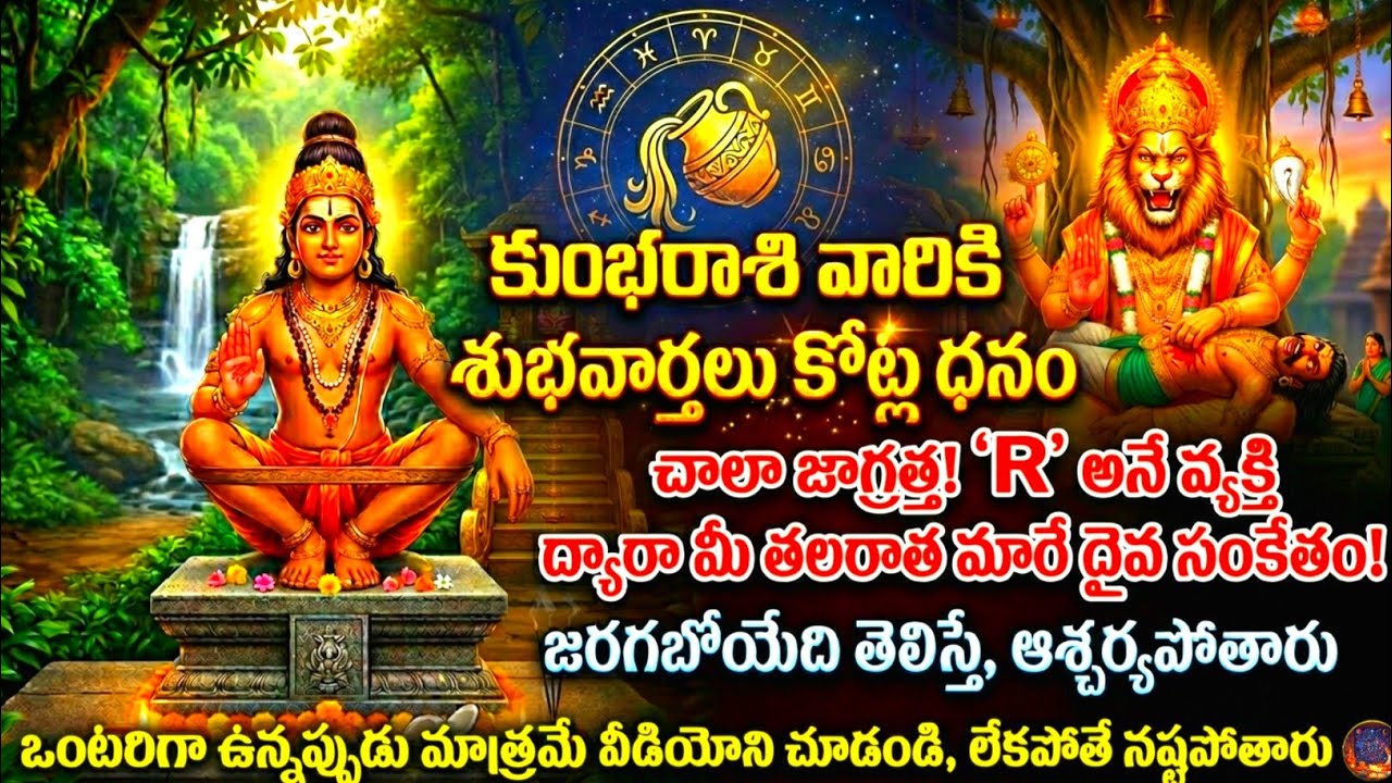కుంభరాశి వారికి, మార్చి 5న గురువారం జరిగేది తెలిస్తే ఆశ్చర్యపోతారు | Telugu astro life | KumbhRashi