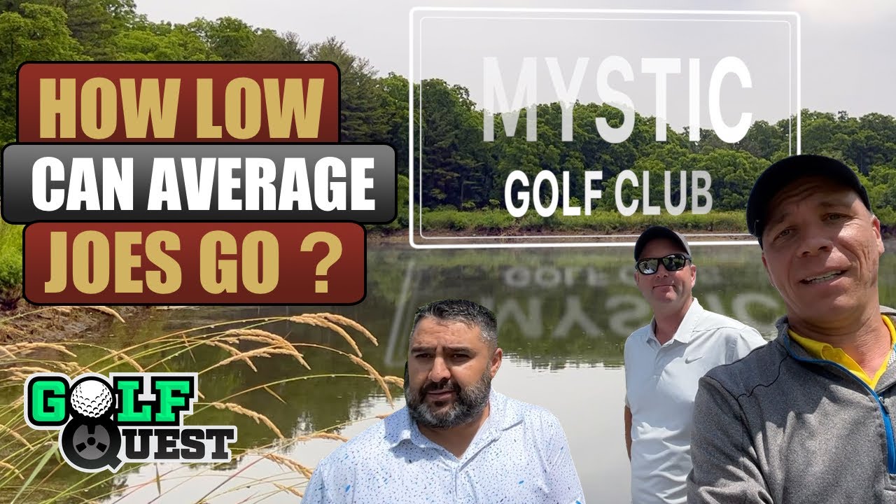 Average Golfer 3 Man Scramble At Mystic Golf Club | Front Nine.  How Low Can Average Joes Go?