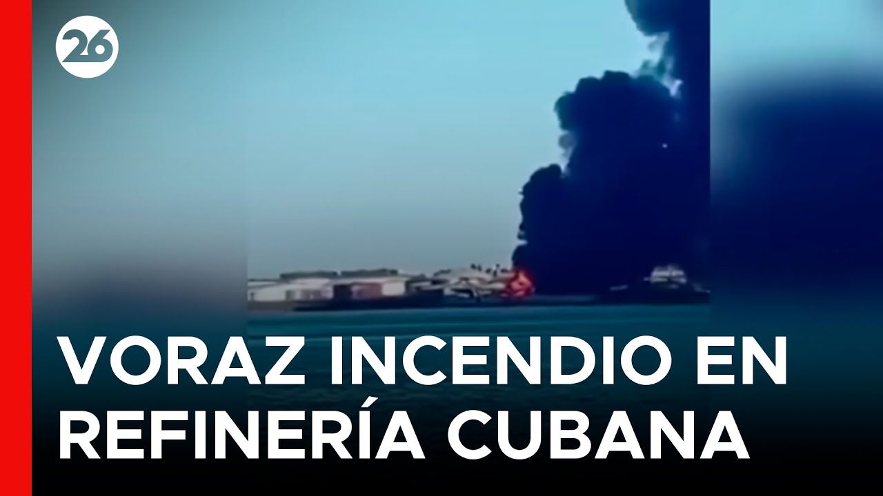 🔥 CUBA | Incendio en una refinería de La Habana